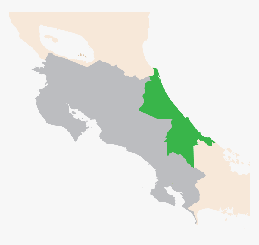 Costa Rica Map Png, Transparent Png