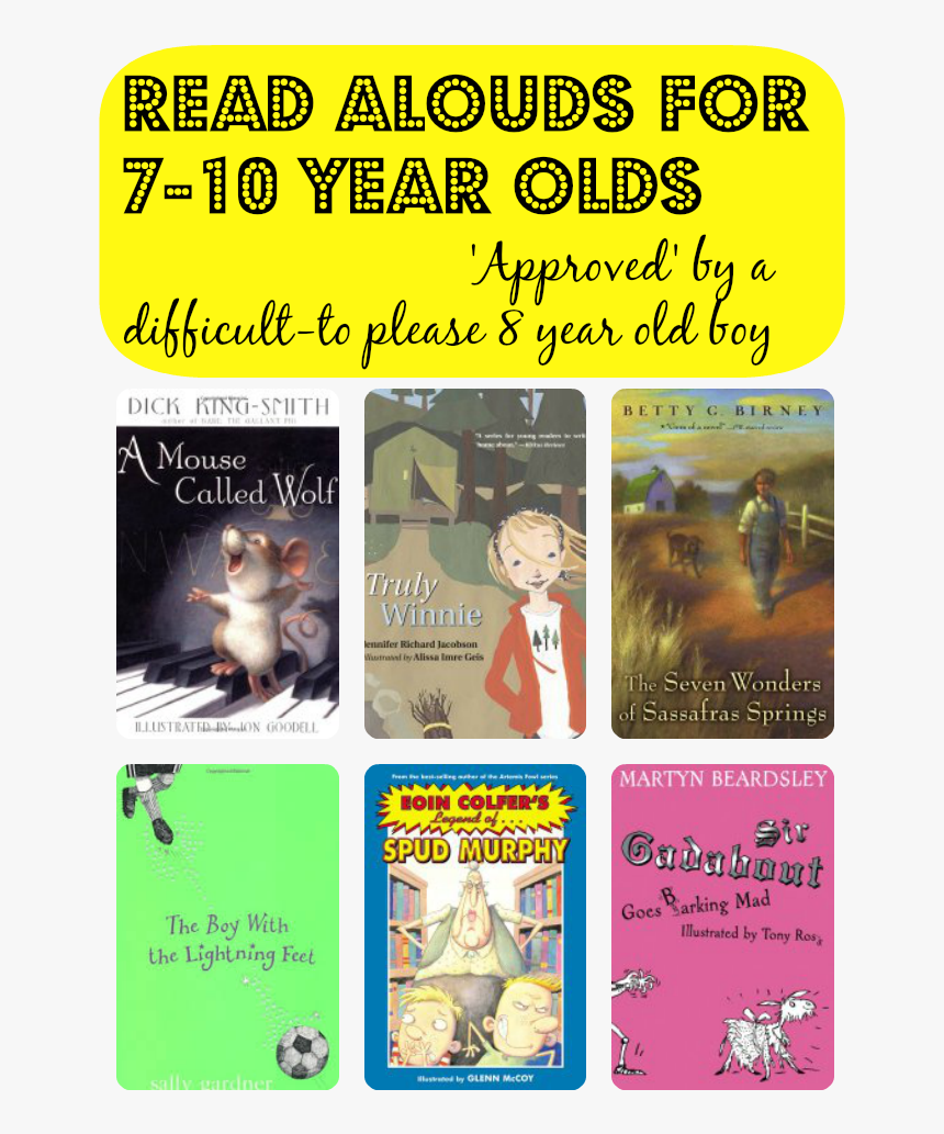 Great Books To Read Alouds To 7-10 Year Olds - Books For 7 10 Year Olds, HD Png Download