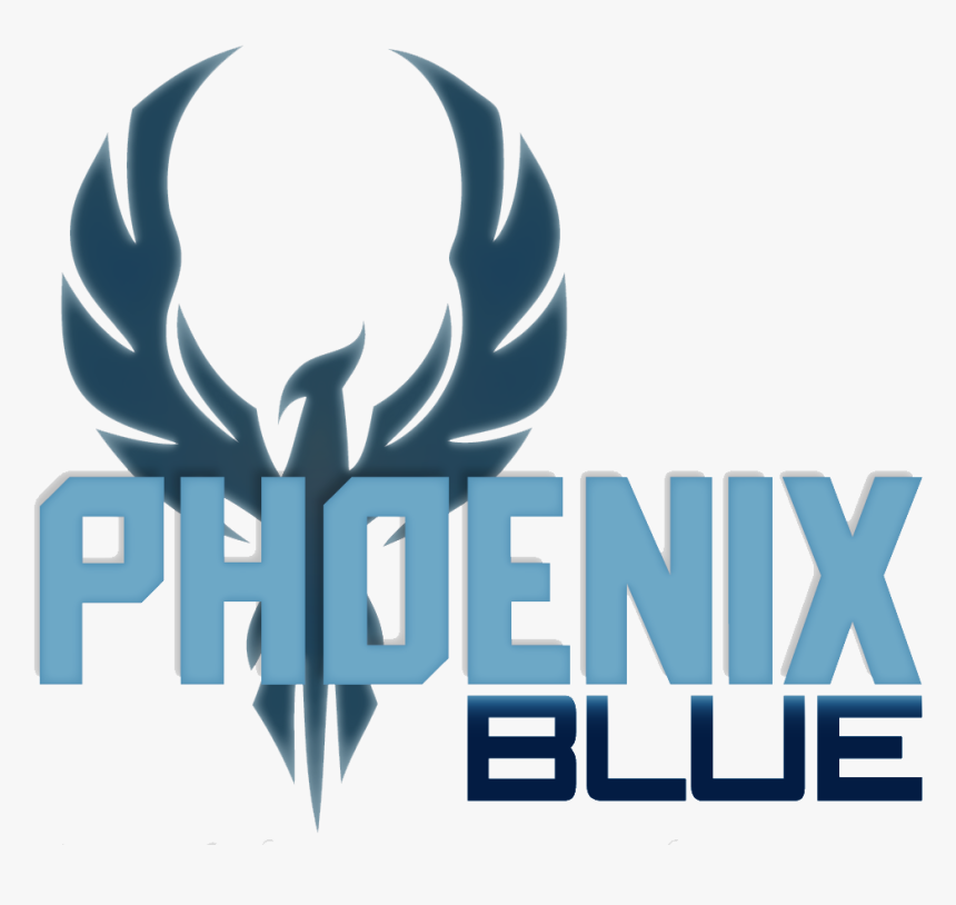 Phoenix Logo Design Blue, HD Png Download