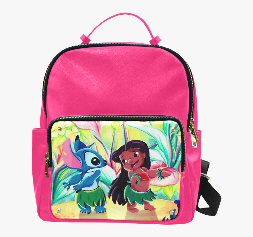 Psylocke Genuine Leather School Backpack In Lilo And - Backpack, HD Png Download