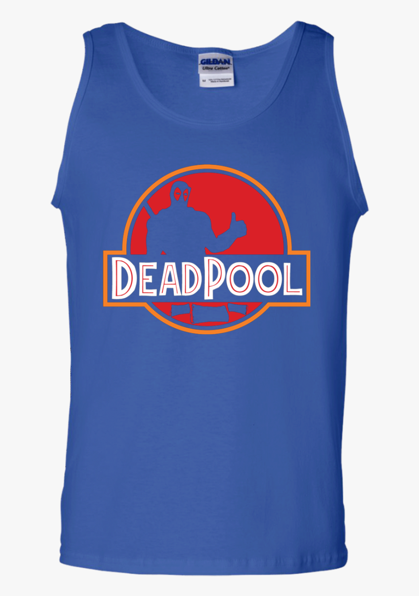 Deadpool Jurassic World Logo Tank Top - Sleeveless Shirt, HD Png Download