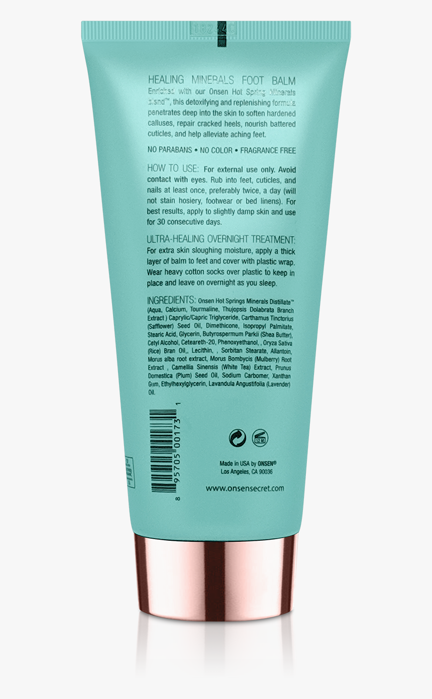 Healing Minerals Foot Balm - Moisturizer, HD Png Download