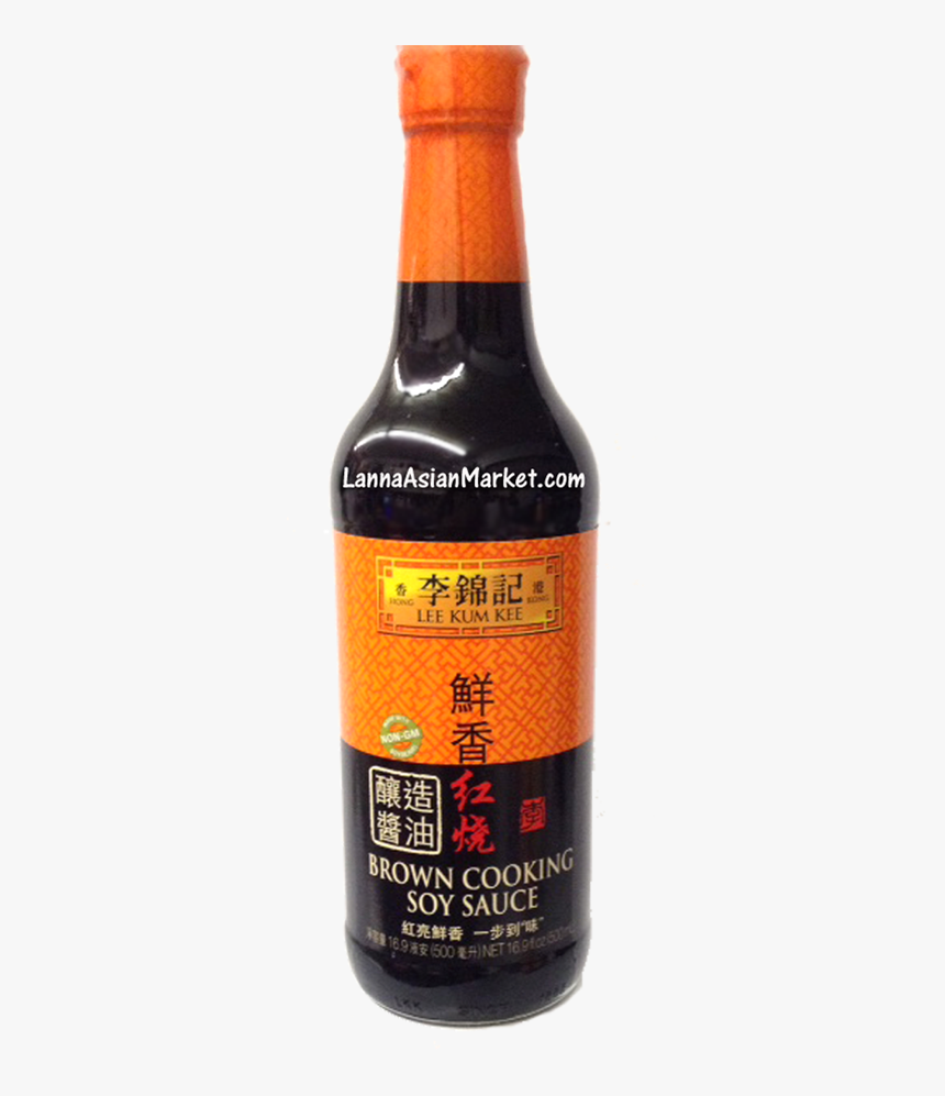 Lee Kum Kee Brown Cooking Soy Sauce , Png Download Glass Bottle