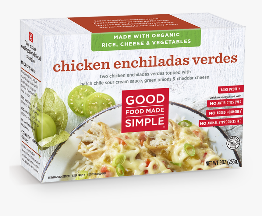Good Food Made Simple Chicken Enchiladas Verdes, HD Png Download
