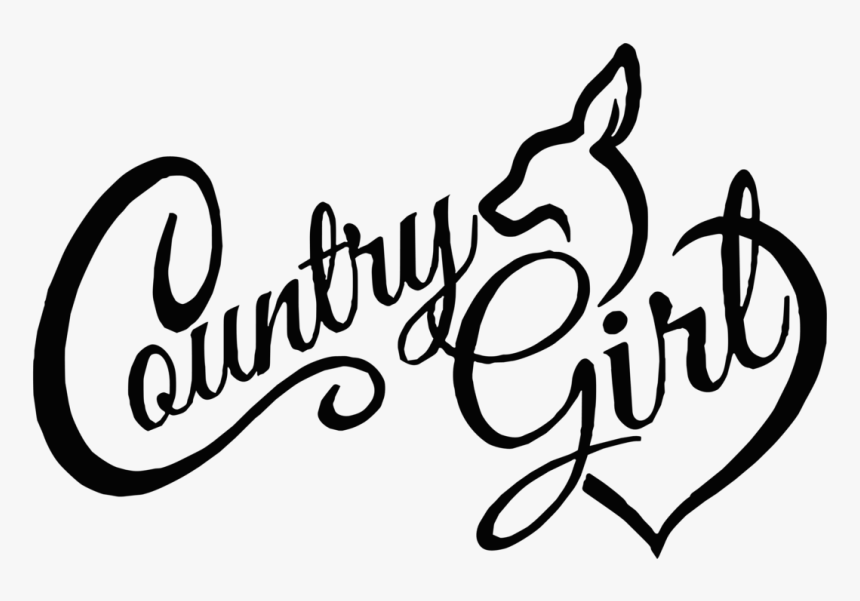 Country Girl Deer Logo , Png Download - Country Girl Clipart, Transparent Png