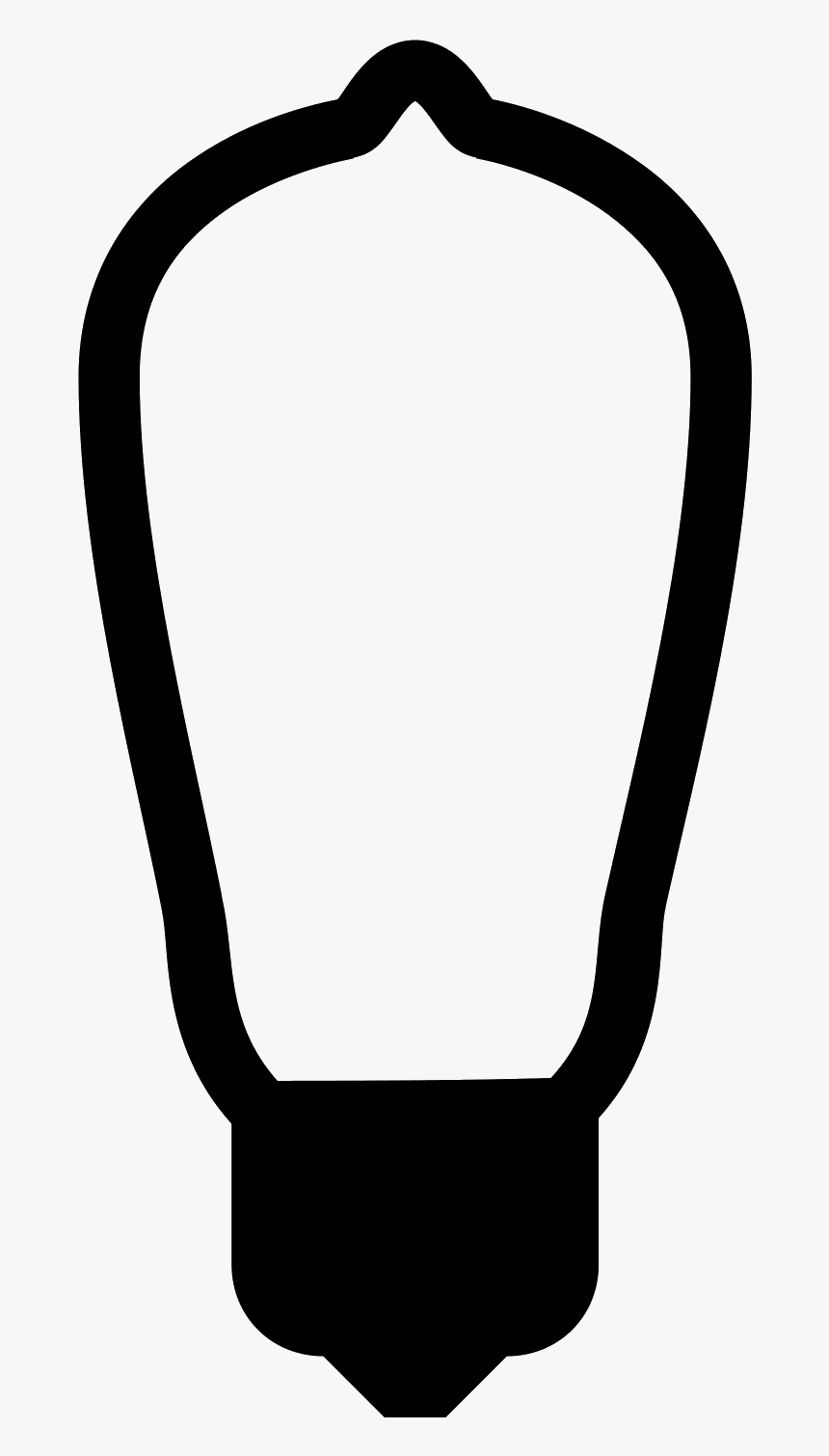 Lamp Clipart Lightbulb Edison - Edison Bulb Clip Art, HD Png Download