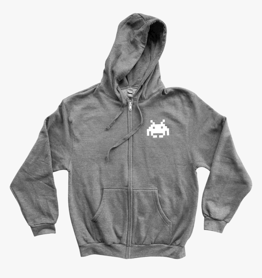 Invader Zip Front - Try Guys Purple Hoodie, HD Png Download