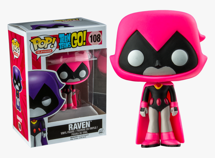 Funko Pop Teen Titans Go Raven Pink, HD Png Download