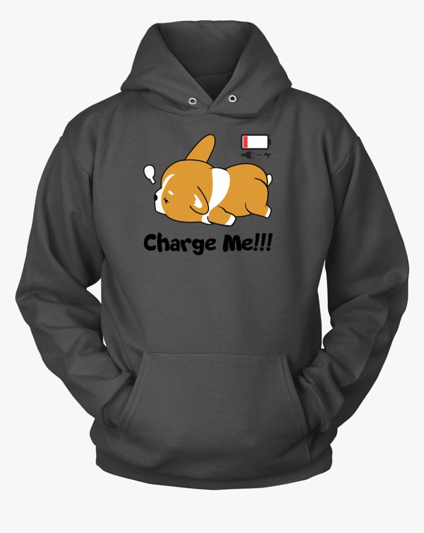 Immortal Unisex Corgi Cute Puppy Low Battery Funny - T-shirt, HD Png Download