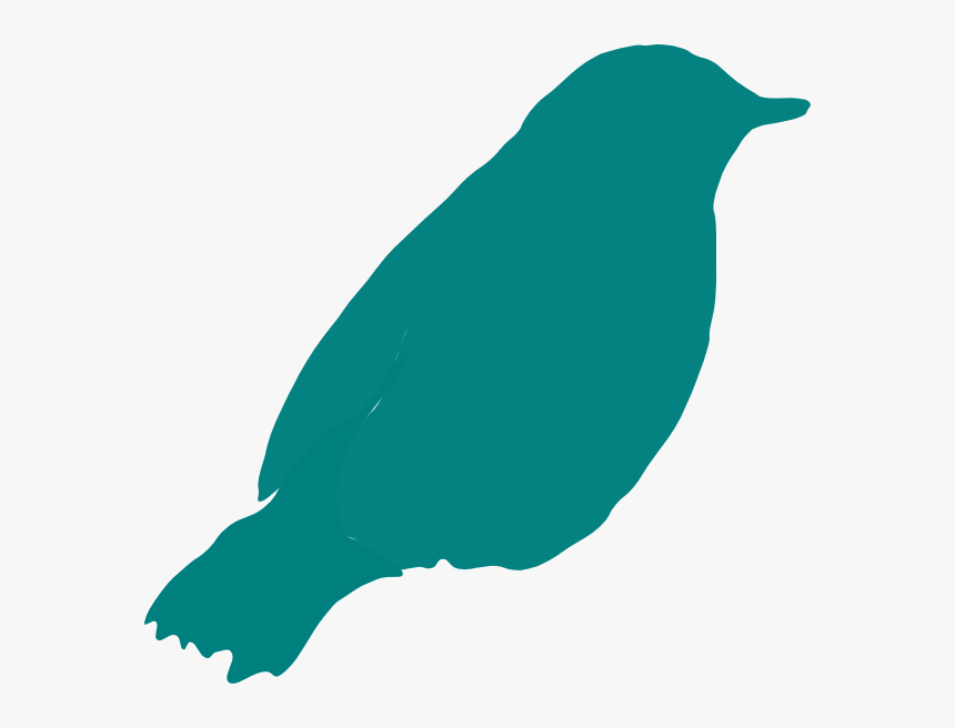 Blue Bird Clipart - Black Bird Clip Art, HD Png Download