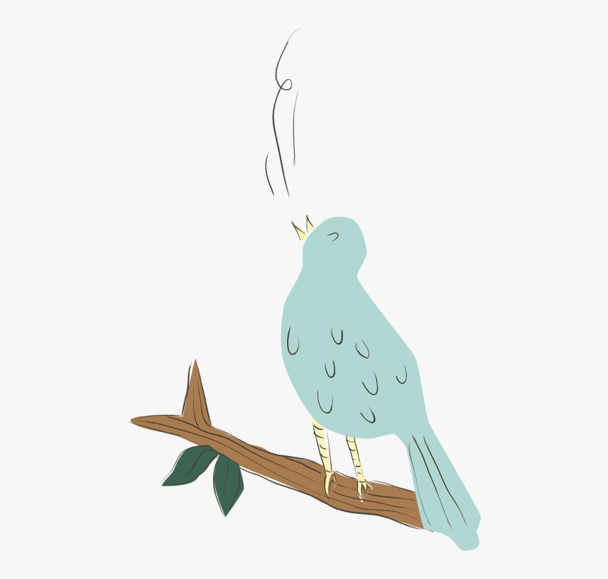 Bird Blue Singing - Inspirational Birds Quotes, HD Png Download