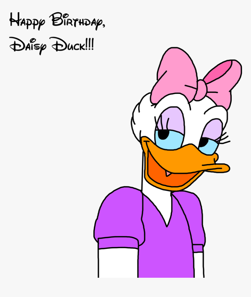 Happy Daisy Duck - Happy Birthday Daisy Duck, HD Png Download