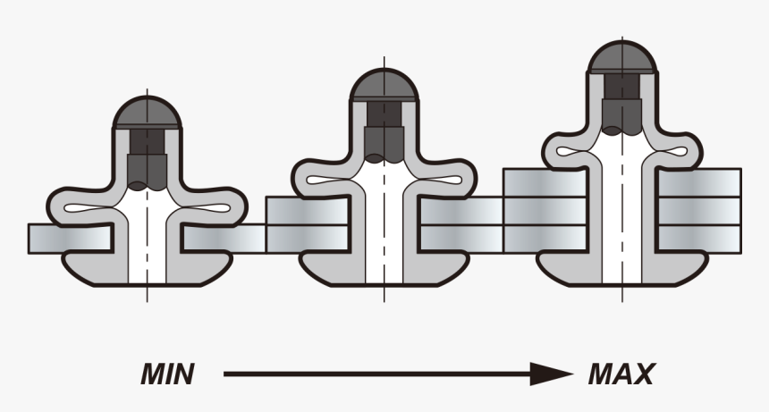 Dring Clip Rivet - Cross, HD Png Download