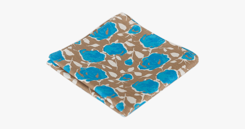 Cochic® Blue Roses Pocket Square - Coin Purse, HD Png Download
