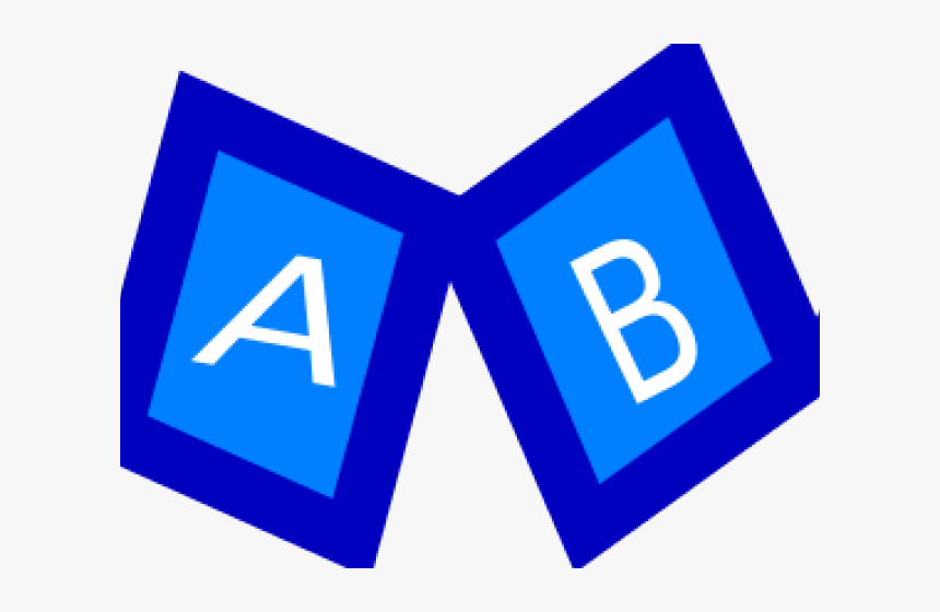 Baby Blocks Cliparts - Cobalt Blue, HD Png Download