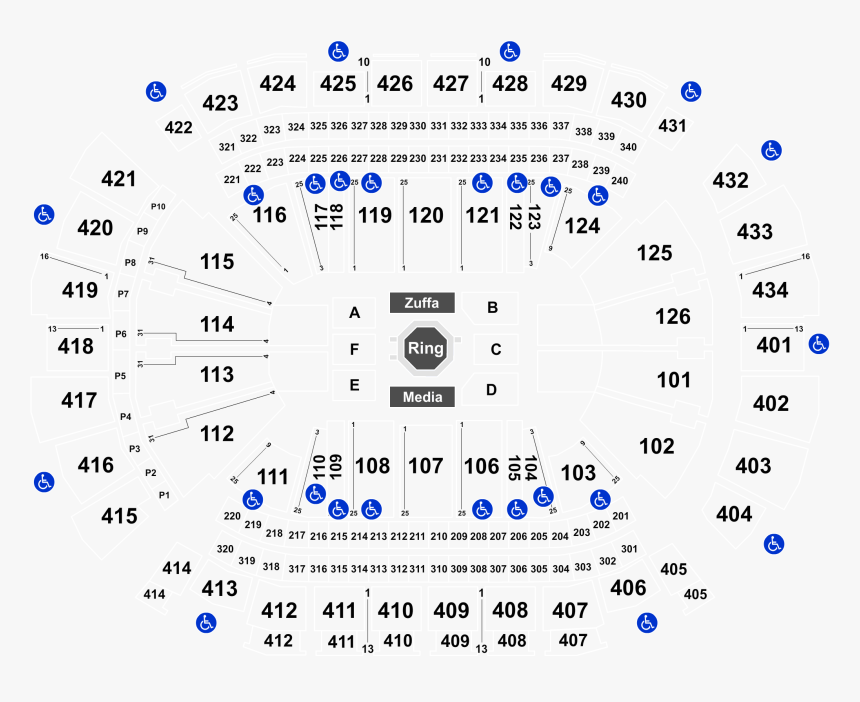 Section 122 Toyota Center, HD Png Download