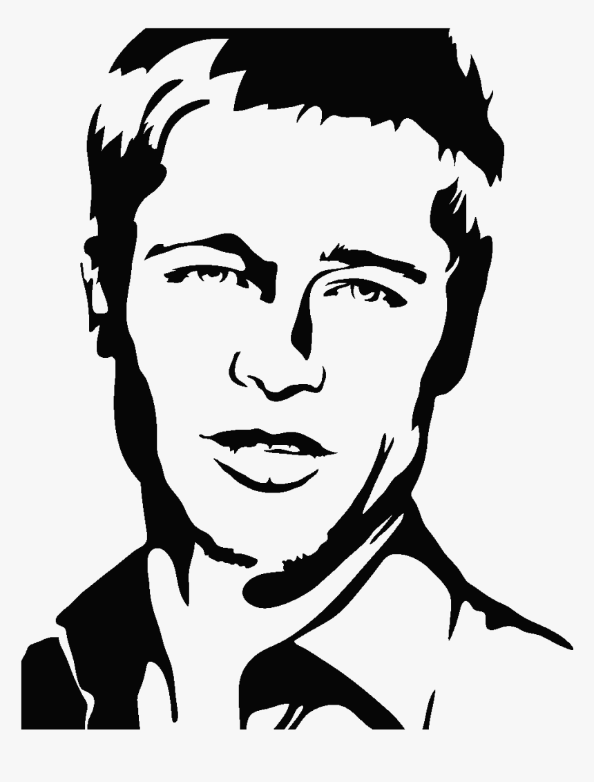 Sticker Brad Pitt - Stickers Brad Pitt, HD Png Download