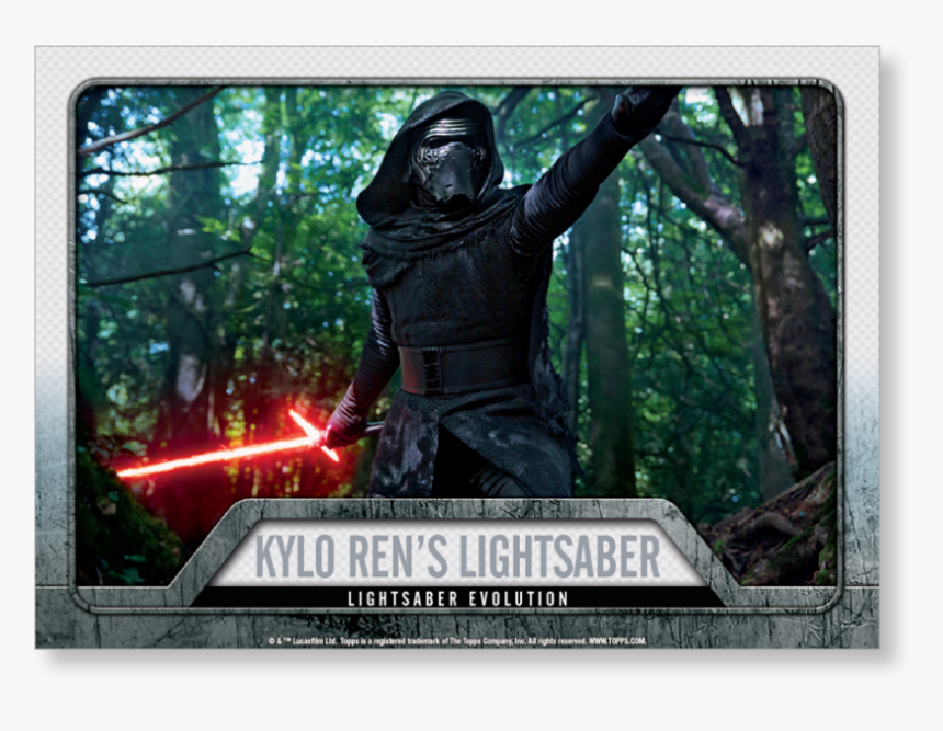 2016 Star Wars Evolution Kylo Ren S Lightsaber - Kylo Ren, HD Png Download