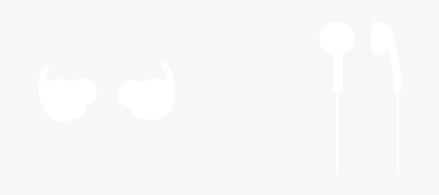 2 Earbuds 1 - Johns Hopkins Logo White, HD Png Download