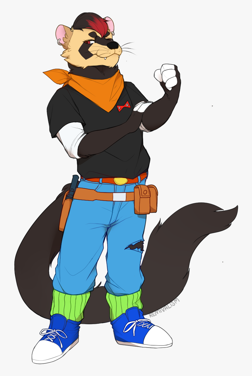 [c] Android 17 Bandit By Remivalism - Cartoon, HD Png Download