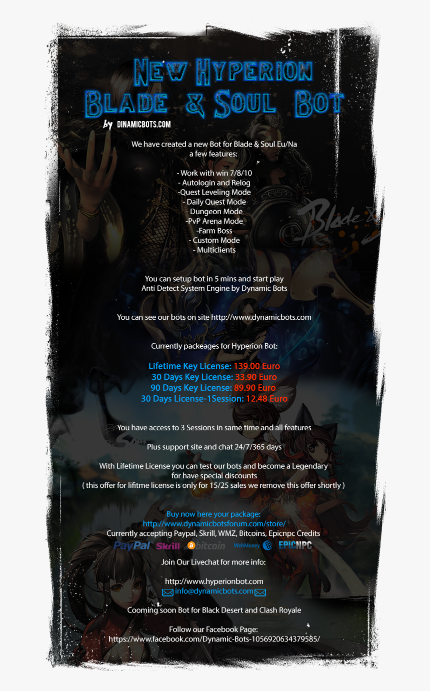 Blade And Soul, HD Png Download