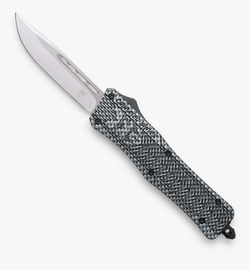 Cobratec Knives Mcfctk 1mdns Medium Ctk 1 Carbon Fiber - Cobratec Carbon Fiber Knives, HD Png Download