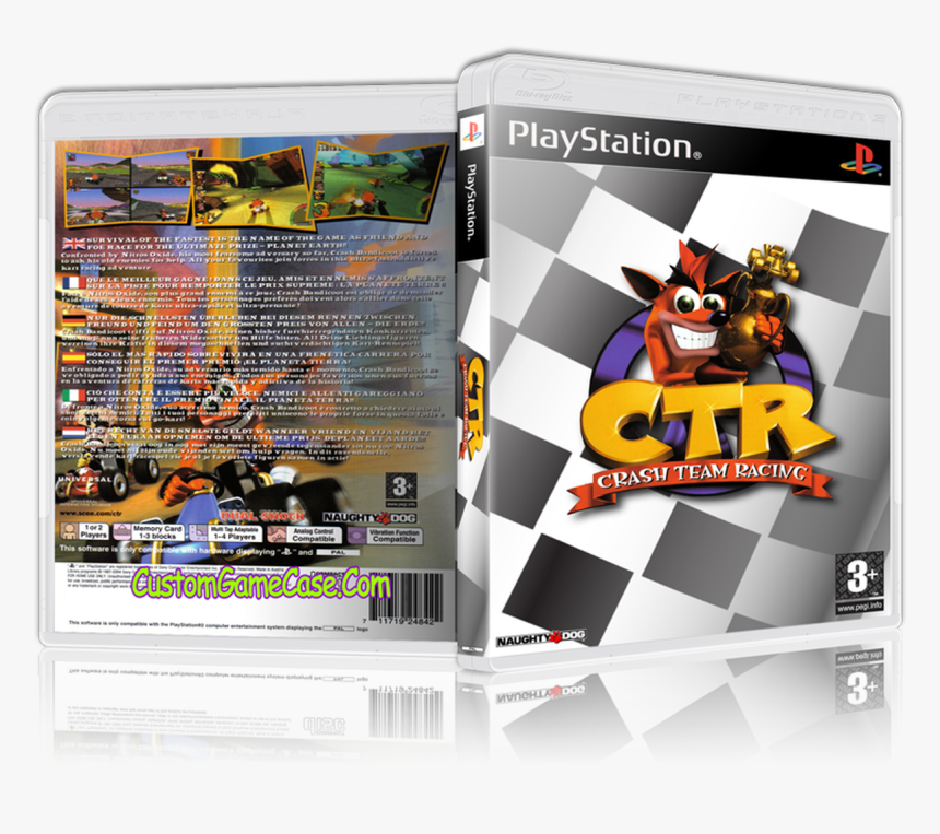 Crash Bandicoot Team Racing - Playstation 2 En Crash Team Racing, HD Png Download