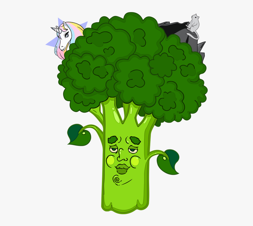 Brococli Mode - Cartoon, HD Png Download