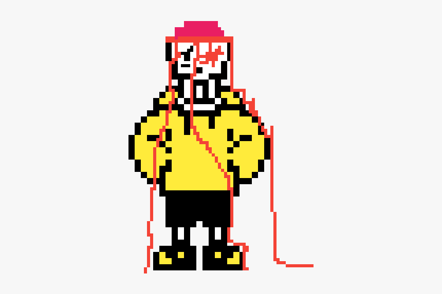 Swapfell Papyrus Pixel Art, HD Png Download