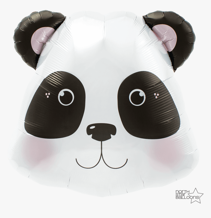 Panda Head 28 In , Png Download - Panda Balloon Dubai, Transparent Png