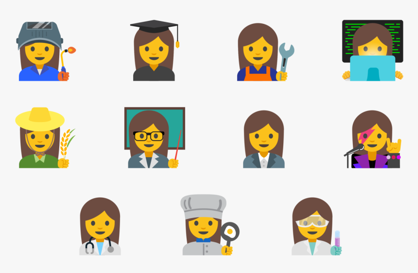 Android Nurse Emoji, HD Png Download