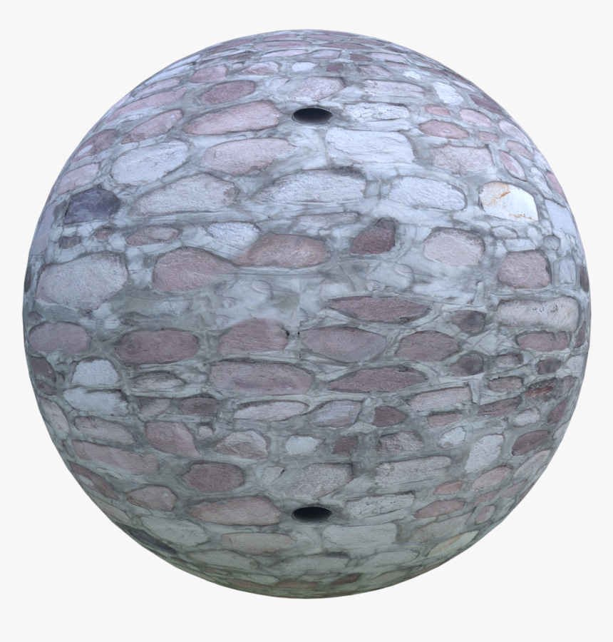 Rock Garden Wall Texture - Cobblestone, HD Png Download