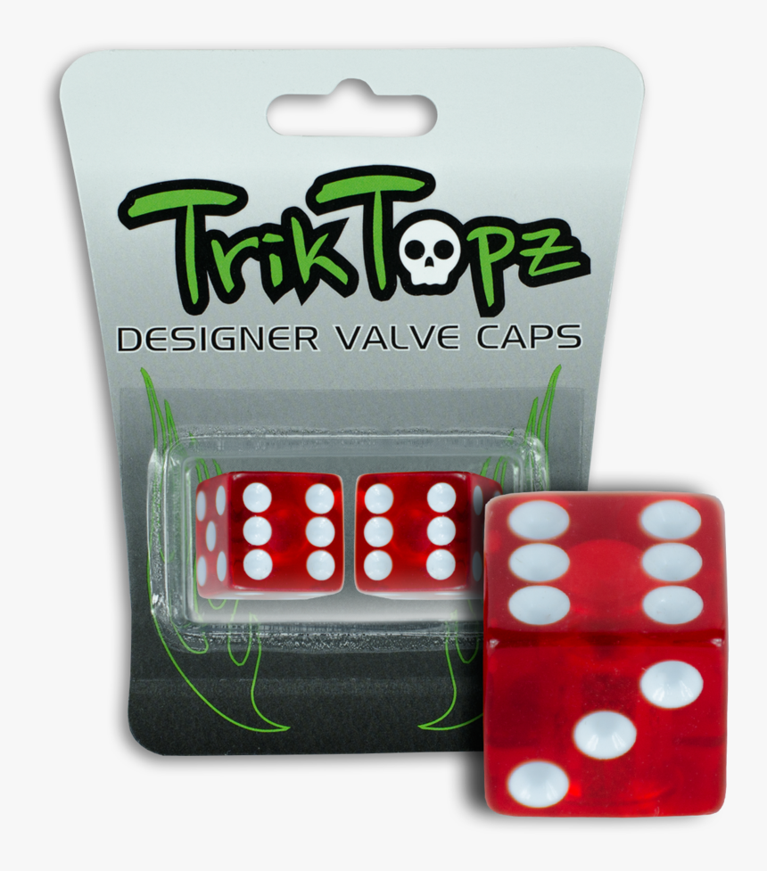 Trik Topz Dice Valve Caps - Trik Topz, HD Png Download