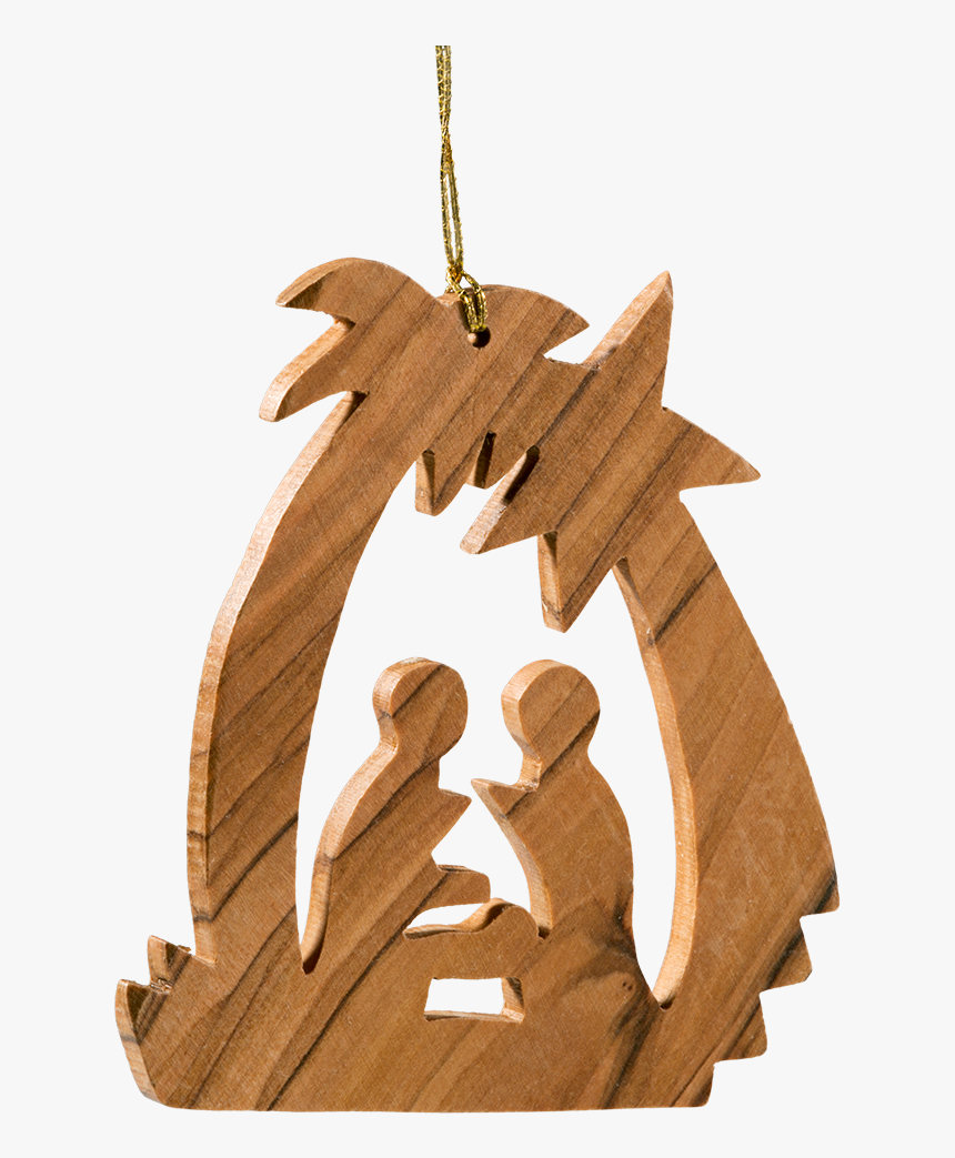 Nativity Scene, Olive Wood, HD Png Download