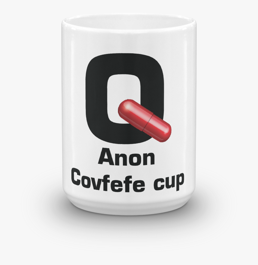 #qanon Red Pill Covfefe Cup 
 Data Zoom //cdn - Coffee Cup, HD Png Download
