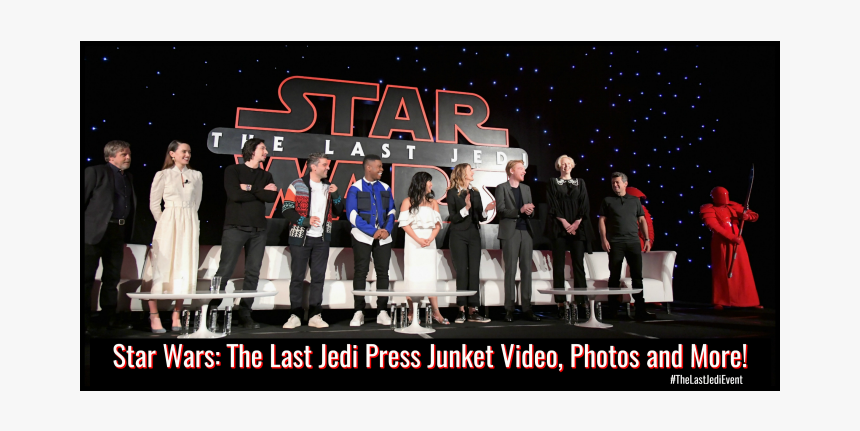 Last Jedi Press Conference, HD Png Download
