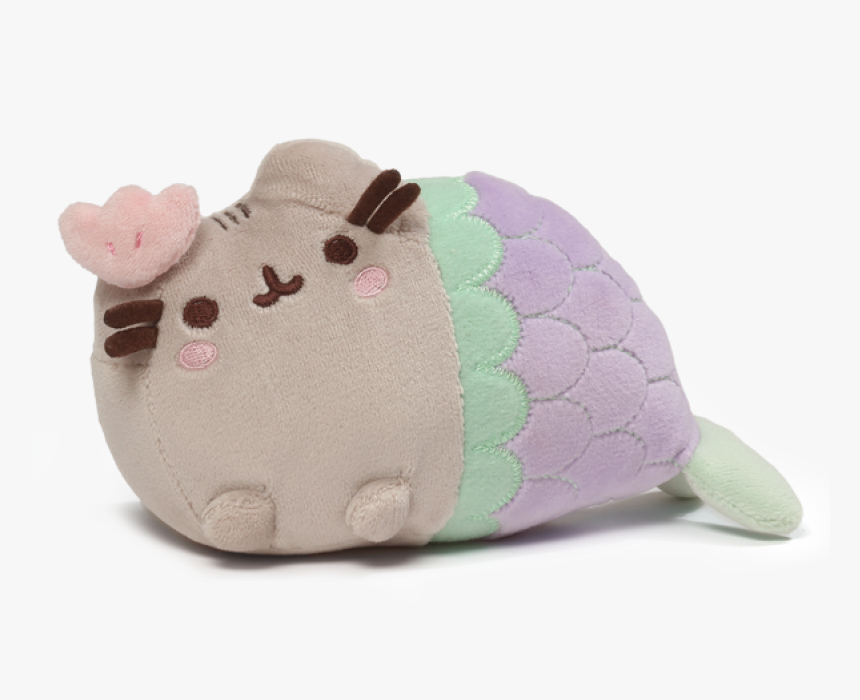 Pusheen Mermaid Clam Shell - Pusheen Mermaid Plush, HD Png Download