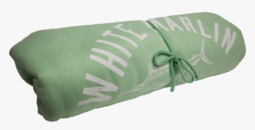 Green White Marlin Towel - Bag, HD Png Download