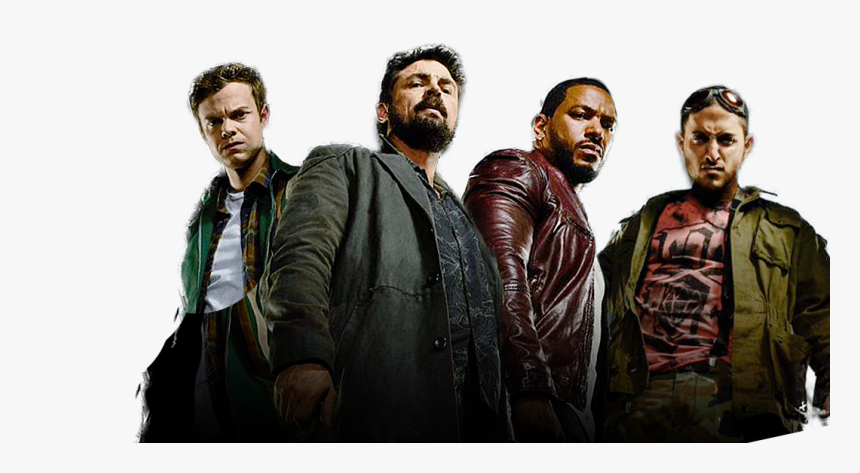 Hughie, Billy Butcher, Mother S Milk And Frenchie From - Leather Jacket, HD Png Download