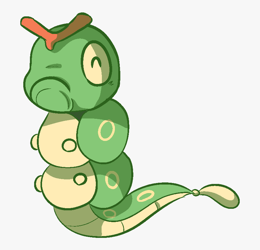 Caterpie - Cartoon, HD Png Download