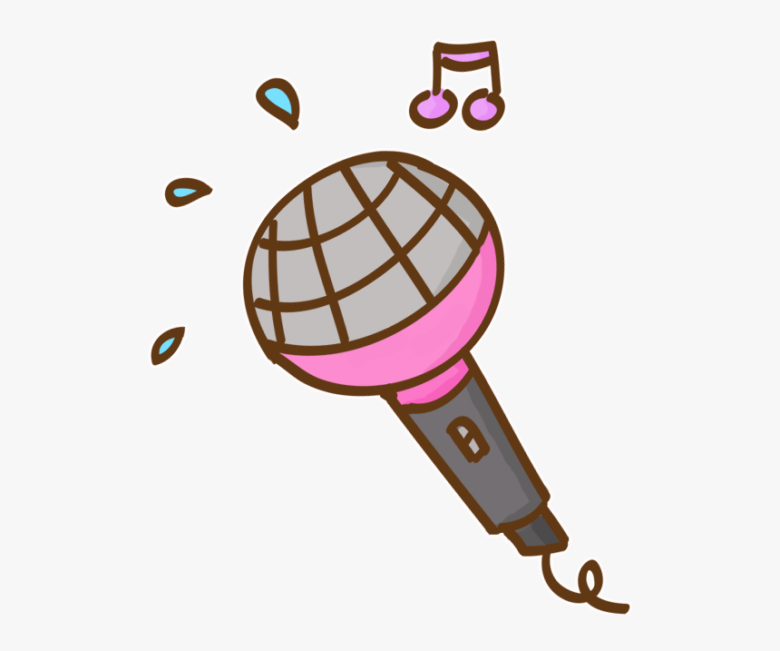#emoji #microphone #music #freetoedit #귀여운 #可愛い #mimi - 麥克風 卡通, HD Png Download