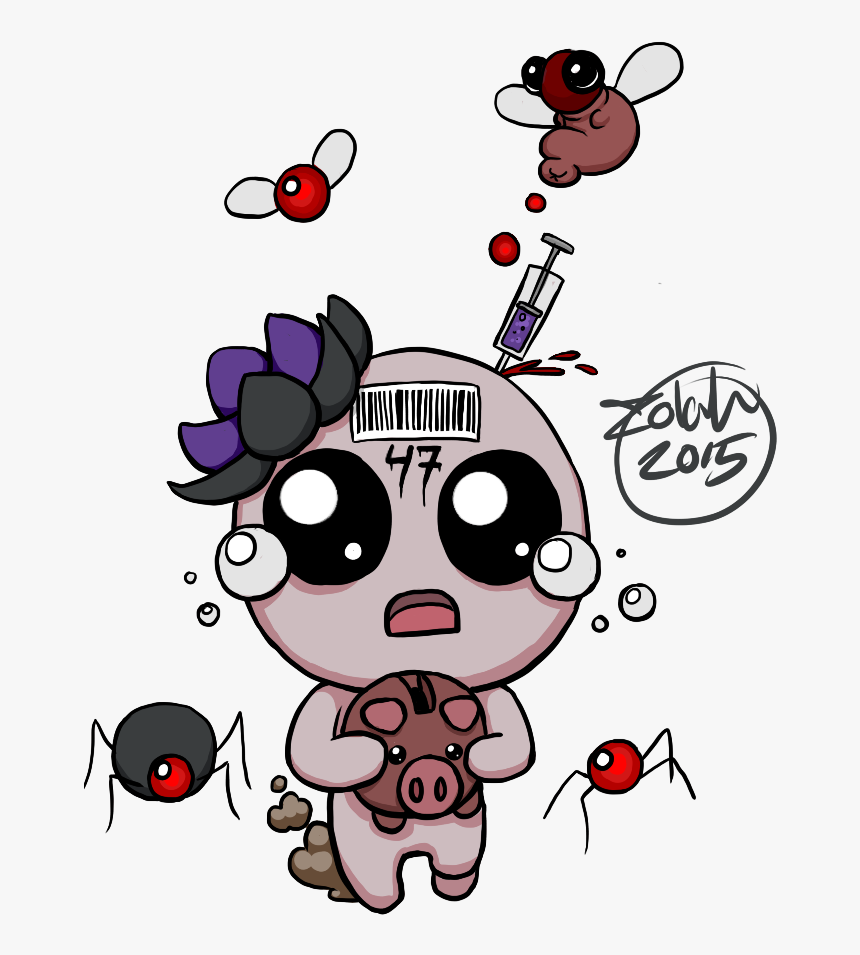 Binding Of Isaac Rebirth - Cartoon, HD Png Download