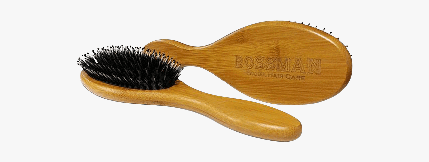Beard Brush With Boar Hair & Nylon Bristles - Makeup Brushes, HD Png Download