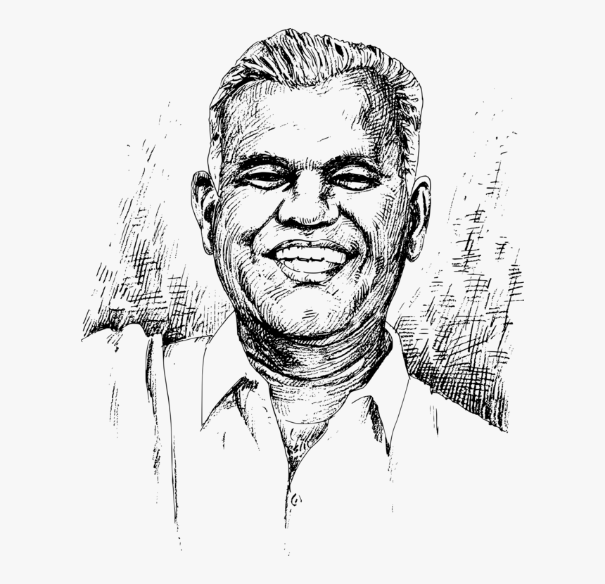 Art,monochrome Photography,facial Hair - Communist Party Of India Nallakannu, HD Png Download