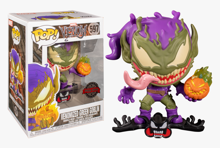 Venomized Green Goblin Pop Vinyl Figure - Pop Vinyl, HD Png Download