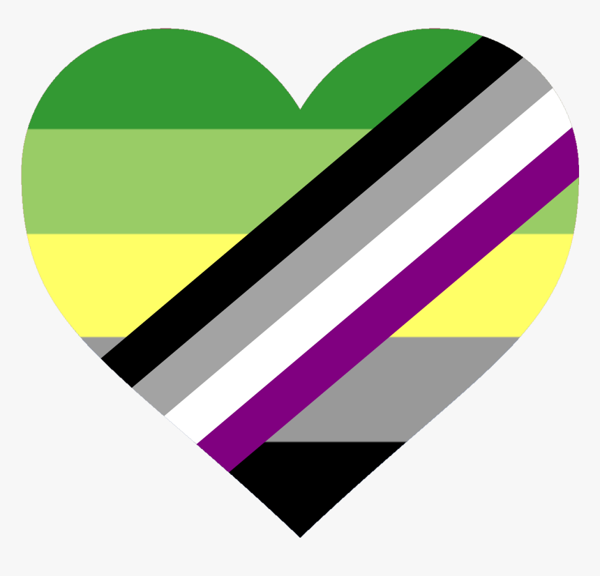 Aro Ace Heart, HD Png Download