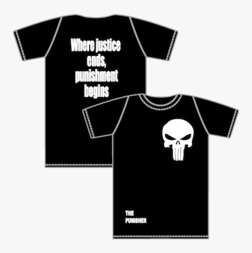 T-shirt The Punisher - Active Shirt, HD Png Download