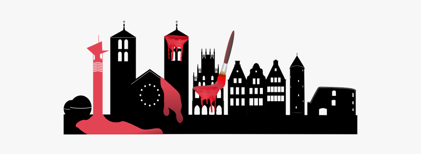 Paint The Town Red - Münster Clipart, HD Png Download