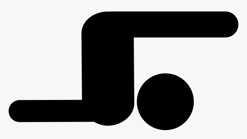 Man Silhouette On Yoga Posture - Circle, HD Png Download