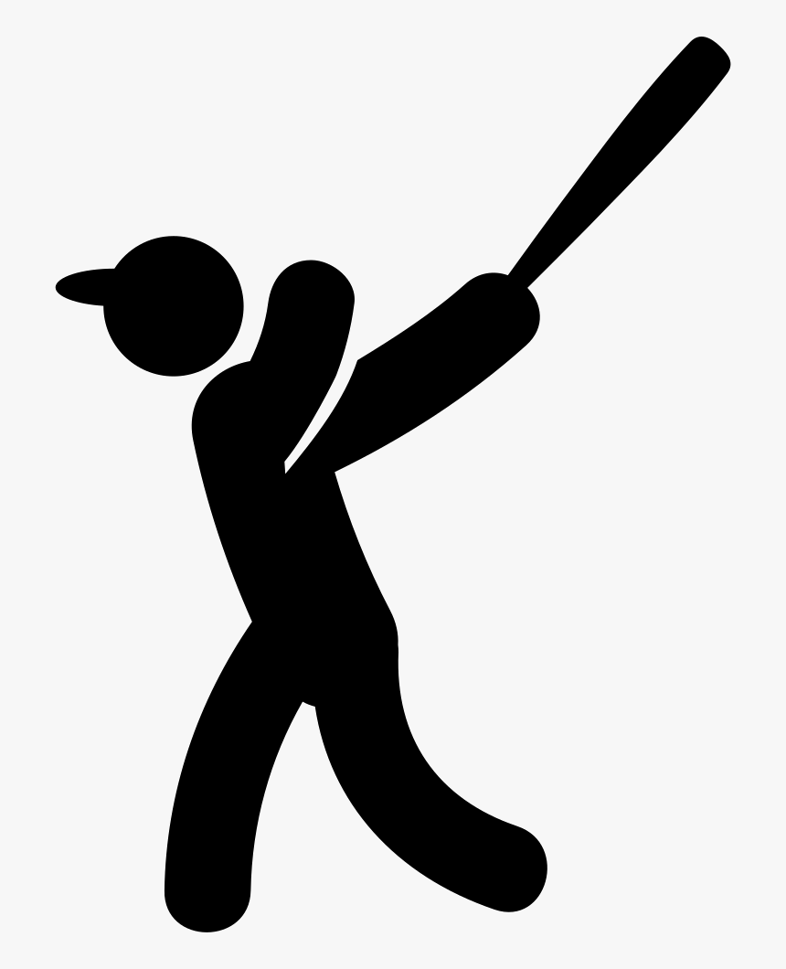 Baseball Player - Baseball Player Icon Vector, HD Png Download